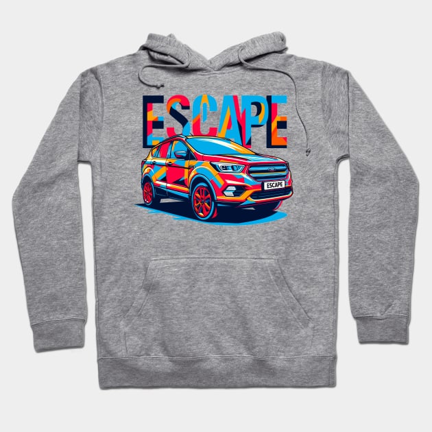 Ford Escape Hoodie by Vehicles-Art